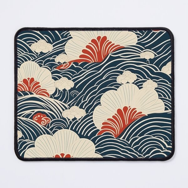 Item preview, Japanese inspired pattern designed and sold by Meeheemaha.