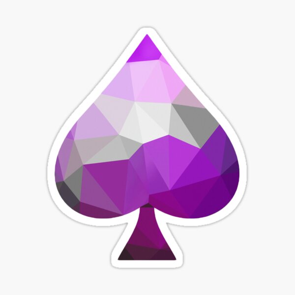 Ace Pride Spade Sticker