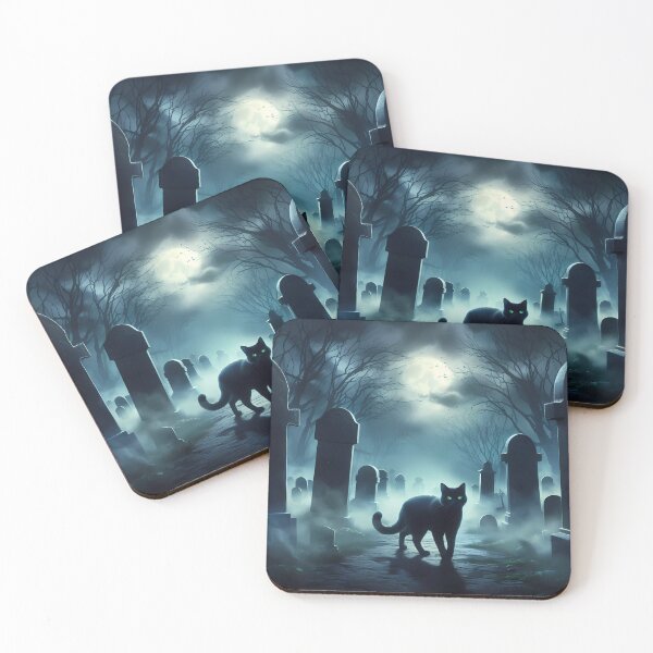Item preview, Nighttime cemetery watchman designed and sold by Helleradi.