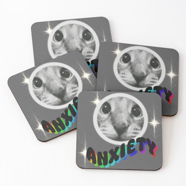 Item preview, Cat with anxiety (or any of us) designed and sold by layflys.