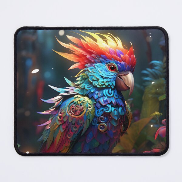 Item preview, a colorful parrot in the forest designed and sold by Sylfex.