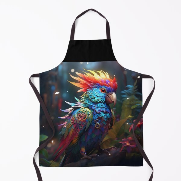 Item preview, a colorful parrot in the forest designed and sold by Sylfex.