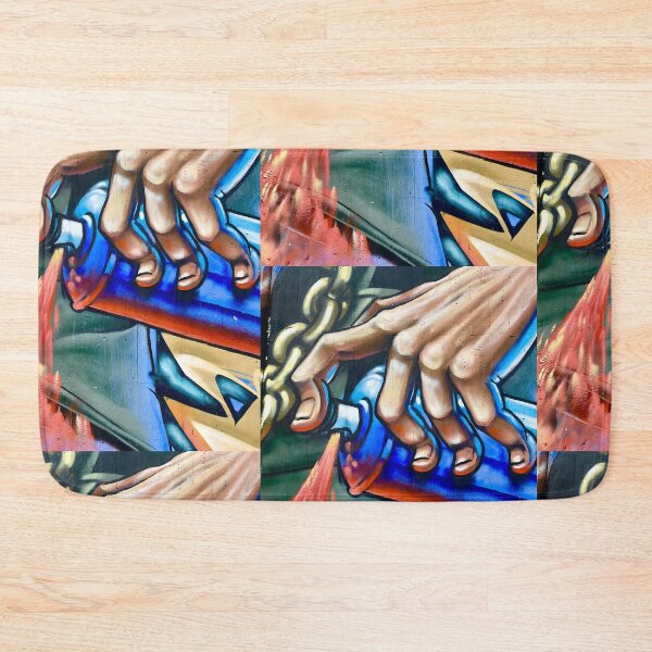 Item preview, Graffiti wall art hands spray wall art  designed and sold by Tropical Blood.