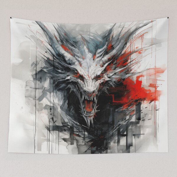 Item preview, Dragon Abstract Art designed and sold by MasterPati1.