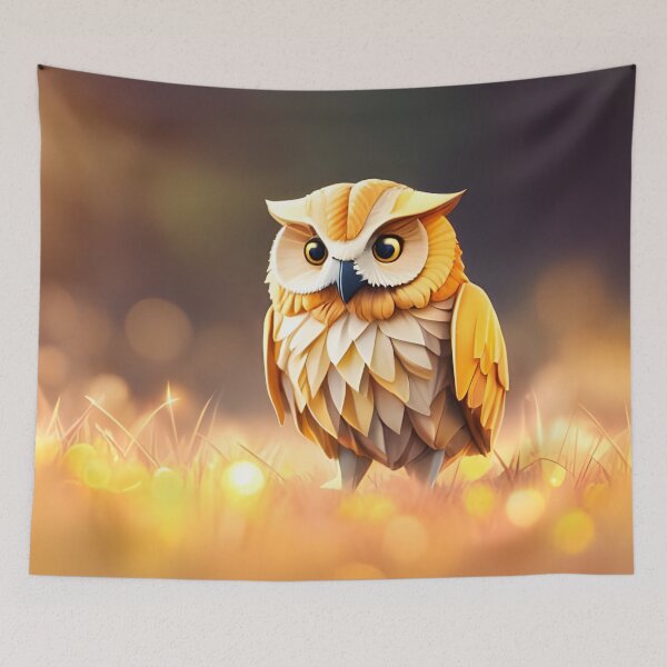 Item preview, Cute Origami Owl, Ai Generated Art  designed and sold by ACC .