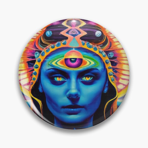 Artikelvorschau, psychedelische Göttin entworfen und verkauft von Pepooteric.