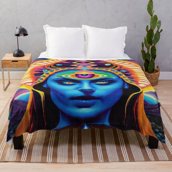 Item preview, Psychedelic goddess designed and sold by Pepooteric.