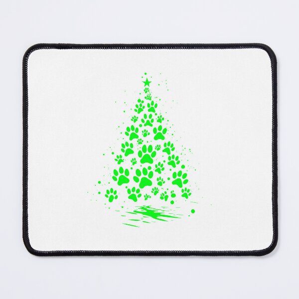 Item preview, Dog Lover Paw Print Christmas Tree 5 designed and sold by taiche.