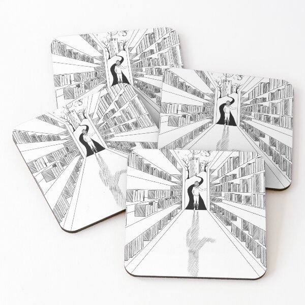 Item preview, Wandering through the library designed and sold by sophlouisedraws.