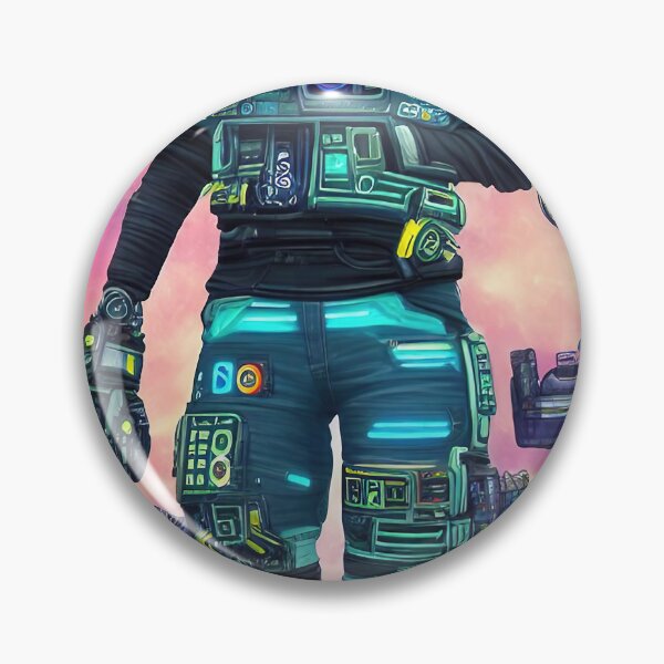 Item preview, Purple robot futuristic, scifi, robotics, cool, space, tech, cyber designed and sold by Cyber Kids.