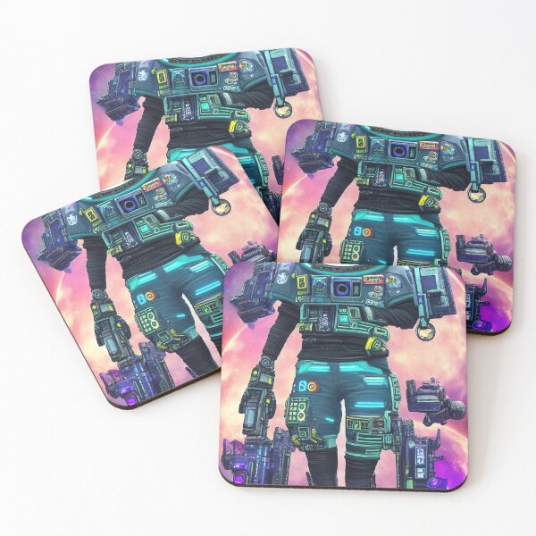Item preview, Purple robot futuristic, scifi, robotics, cool, space, tech, cyber designed and sold by Cyber Kids.