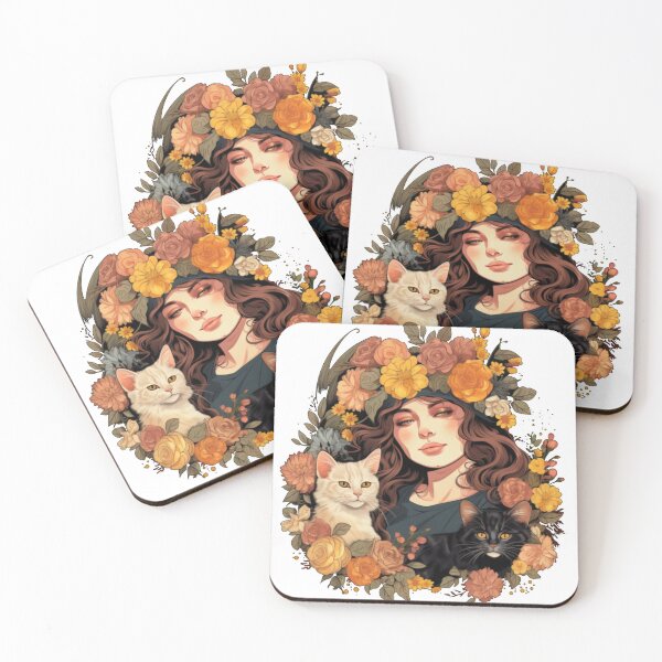 Item preview, Cat and lady  designed and sold by Cat Lady's  Chic Corner.