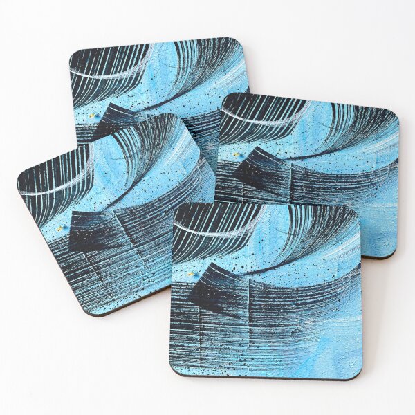 Item preview, Blue graffiti wall wall art blue art abstract  designed and sold by Tropical Blood.
