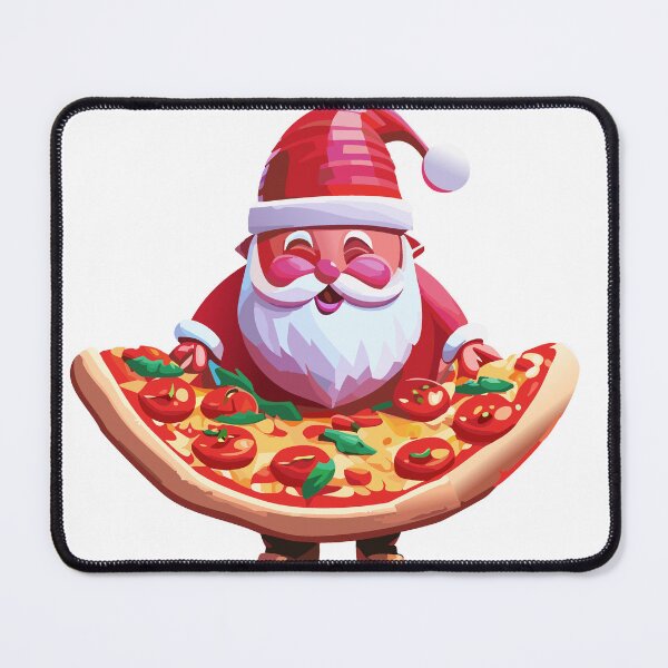 Item preview, Santa Claus Pizza Cartoon designed and sold by CekDesigns.