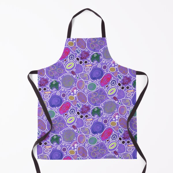 Item preview, Doodle art - Circle Overload on purple  designed and sold by Dorothea Neumann.