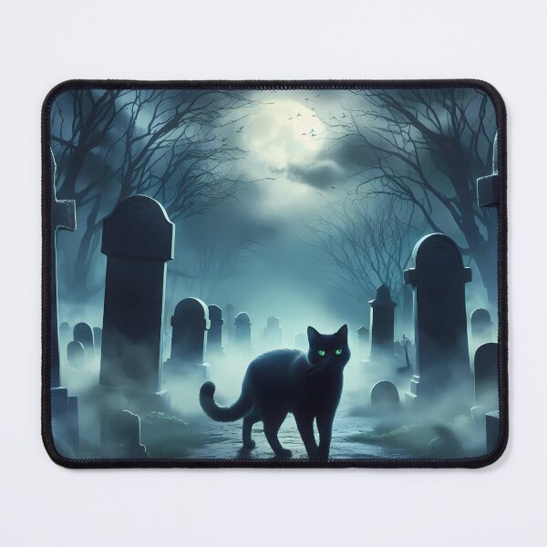 Item preview, Nighttime cemetery watchman designed and sold by Helleradi.