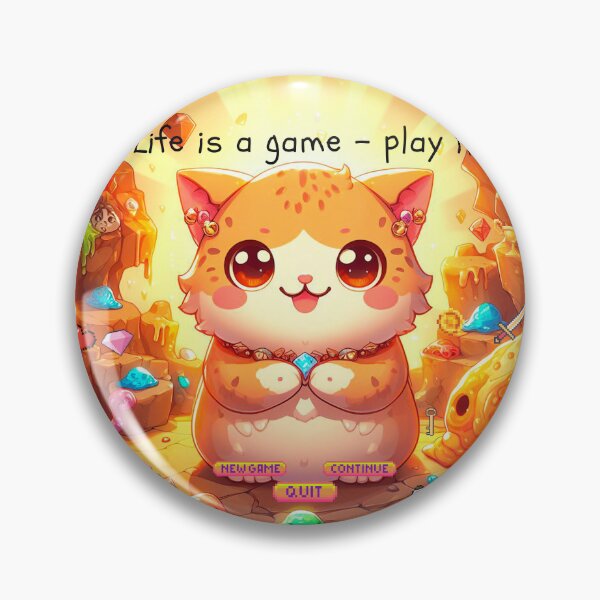 Item preview, Cat slave - Life is a game play it - cat game designed and sold by mamacub.
