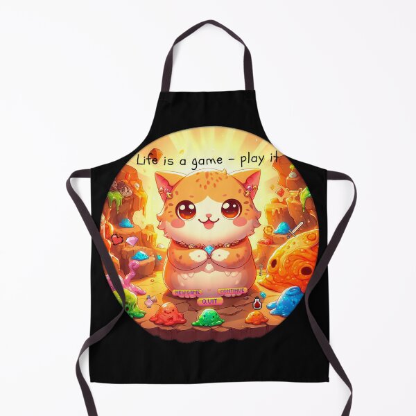 Item preview, Cat slave - Life is a game play it - cat game designed and sold by mamacub.