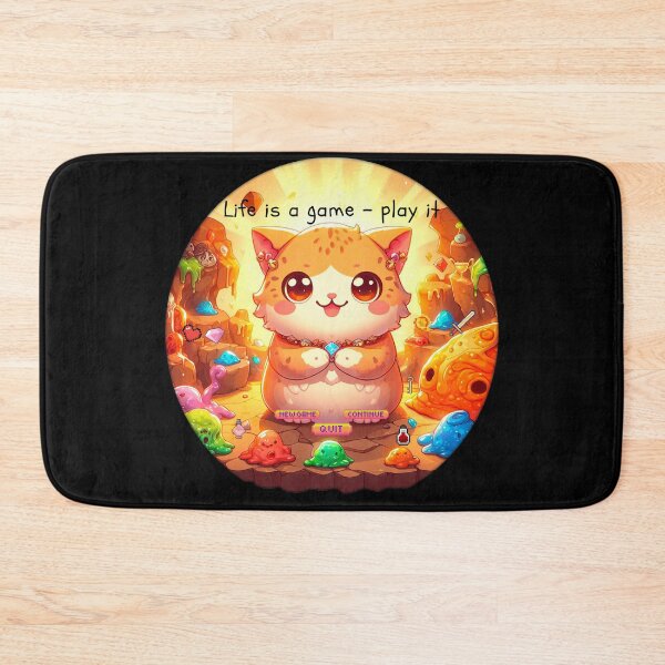 Item preview, Cat slave - Life is a game play it - cat game designed and sold by mamacub.