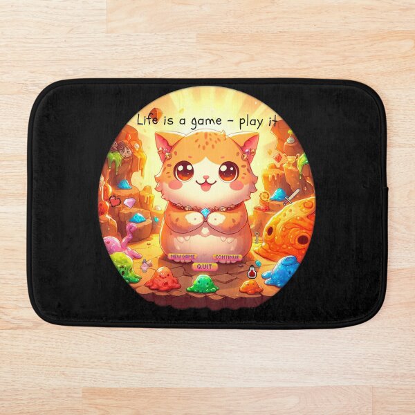 Item preview, Cat slave - Life is a game play it - cat game designed and sold by mamacub.
