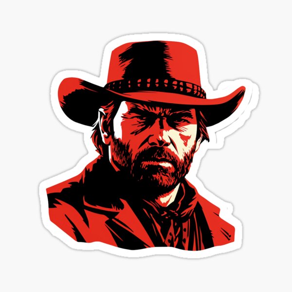 Arthur Morgan Red Dead Redemption 2 Vinyl Sticker -  Hong Kong