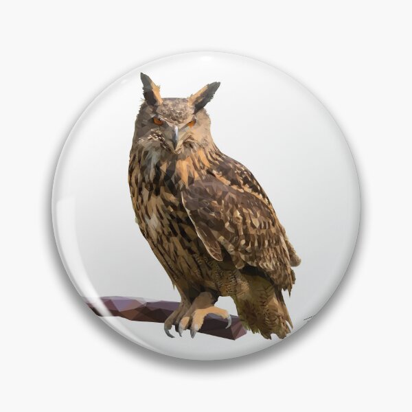 Item preview, Graphic Eagle Owl in Triangles. designed and sold by Mike Payne.