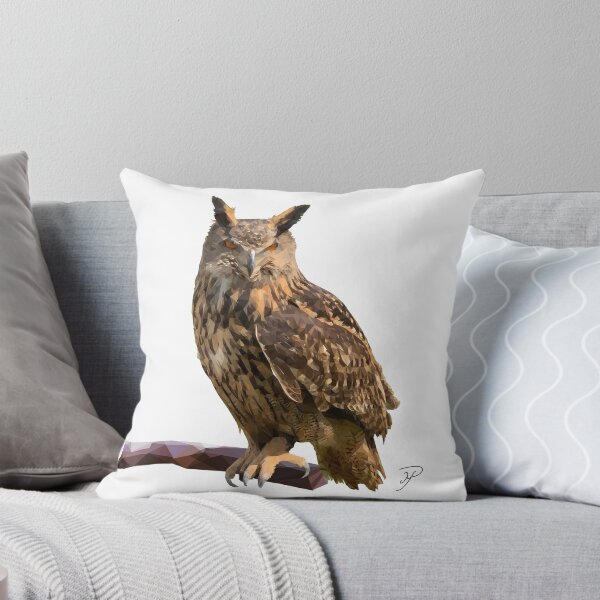 Item preview, Graphic Eagle Owl in Triangles. designed and sold by Mike Payne.