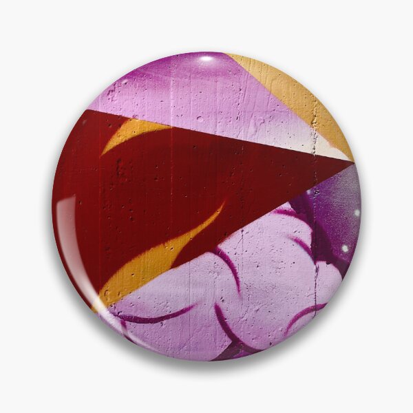 Item preview, Graffiti cloud texture wall wall art yellow red purple  designed and sold by Tropical Blood.