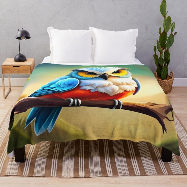 Item preview, Cute Owl, cartoon drawing, Ai Generated Art designed and sold by ACC .