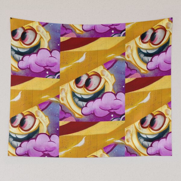 Item preview, Faces face funny smile smiling wall art textures  designed and sold by Tropical Blood.
