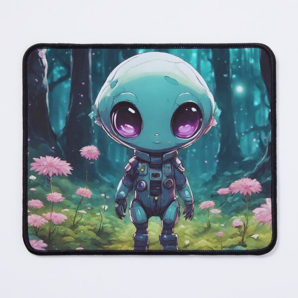 Item preview, Cute Alien In The Forest designed and sold by letsgetinspired.
