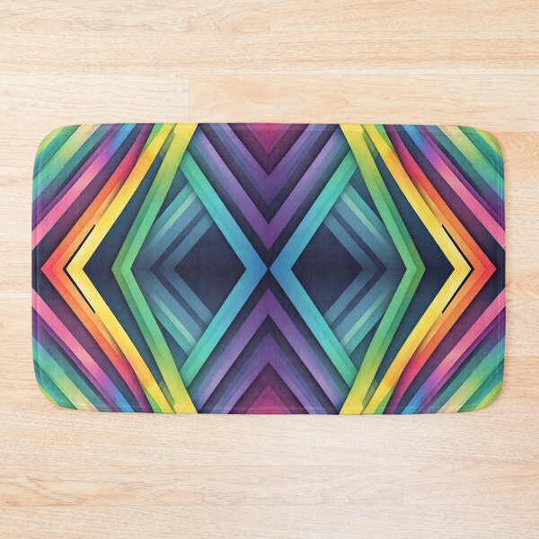 Item preview, Abstract pattern of colorful lines designed and sold by studio468.