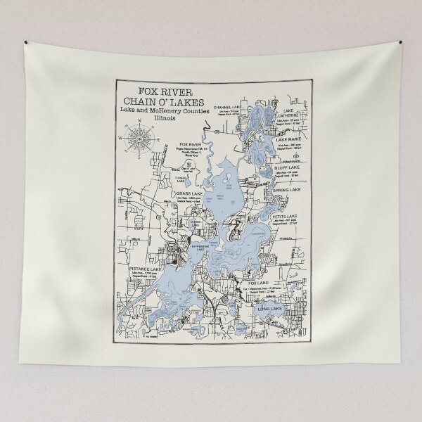 Item preview, Fox River Chain O Lakes IL  designed and sold by Jean Plout.