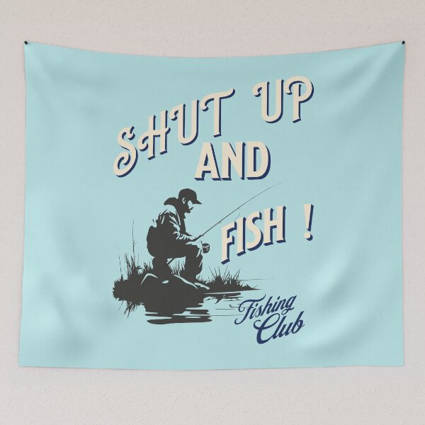 Item preview, Shut up and fish - Bow fishing - Bassmasters - Bonefish - Fishing Rod holder - Fishing is my life designed and sold by JansenGS.