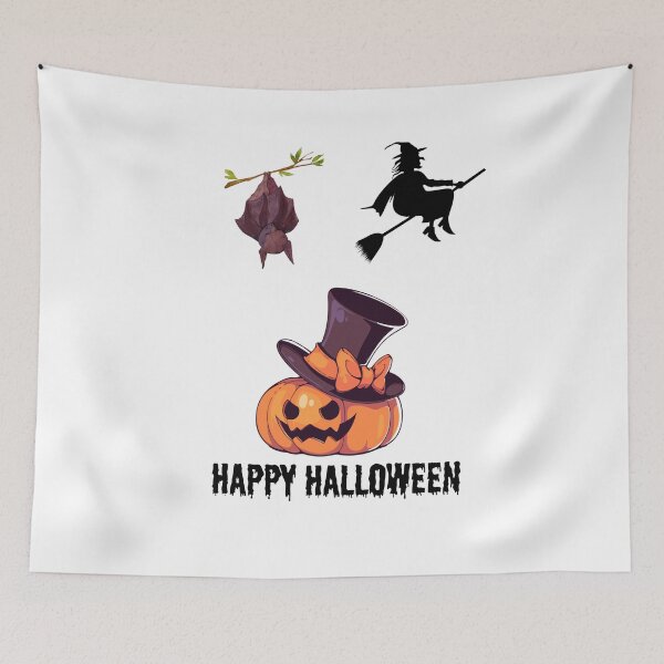 Item preview, Happy Halloween with a pumpkin designed and sold by BoniShop.
