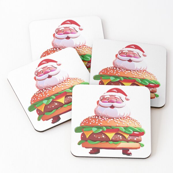 Item preview, Santa Claus Hamburger Cartoon designed and sold by CekDesigns.