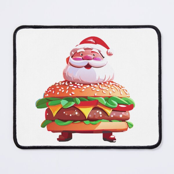 Item preview, Santa Claus Hamburger Cartoon designed and sold by CekDesigns.