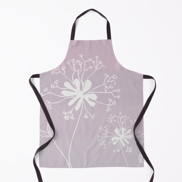 Item preview, Pink and Grey Gradient with White Dandelion  designed and sold by RabbitHeartArt.