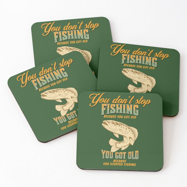 Item preview, You dont stop fishing because you got old - Bow fishing - Bassmasters - Bonefish - Fishing Rod holder - Fishing is my life designed and sold by JansenGS.