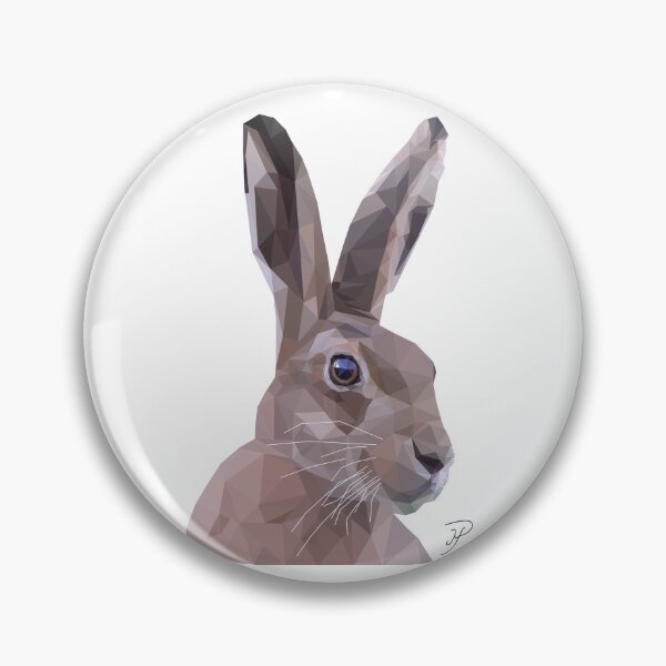 Item preview, Graphic Hare in Triangles designed and sold by Mike Payne.