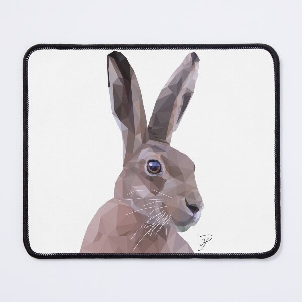 Item preview, Graphic Hare in Triangles designed and sold by Mike Payne.