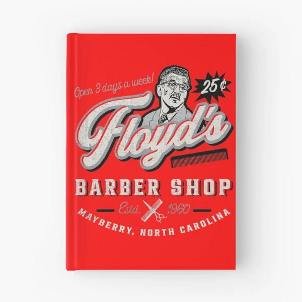 アート・デザイン・音楽 Tim Barber Notebook #1 Floyd's Barber Shop Estd. 1960