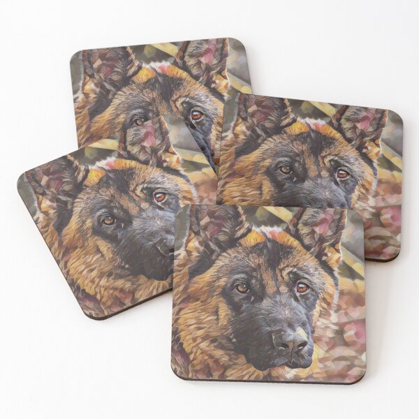 Item preview, German shepherd art designed and sold by JSTArts.