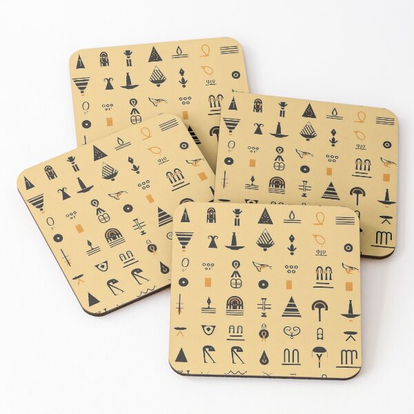 Item preview, Alphabet and various symbols at the Egyptian temple designed and sold by exitbird.