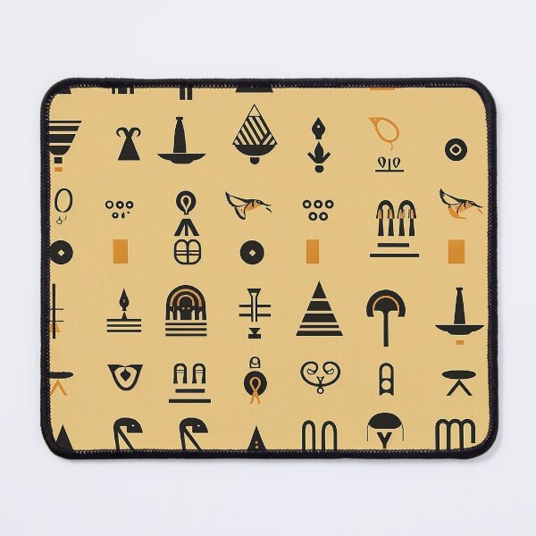 Item preview, Alphabet and various symbols at the Egyptian temple designed and sold by exitbird.