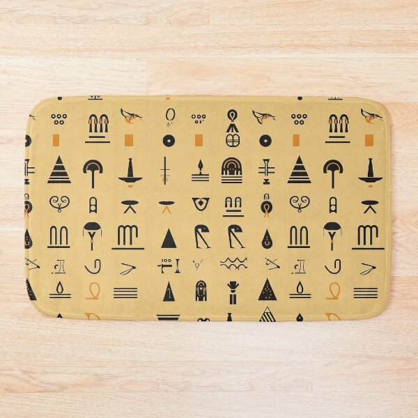 Item preview, Alphabet and various symbols at the Egyptian temple designed and sold by exitbird.