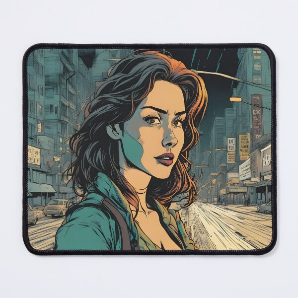 Item preview, She's just a girl in a comic book town designed and sold by vicempe.