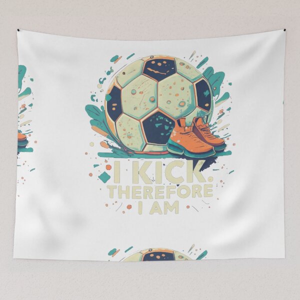 Item preview, i kick therefore i am  designed and sold by PintSizedPixel.