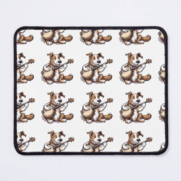 Item preview, Happy Dog Playing The banjo designed and sold by Urban-Celt.