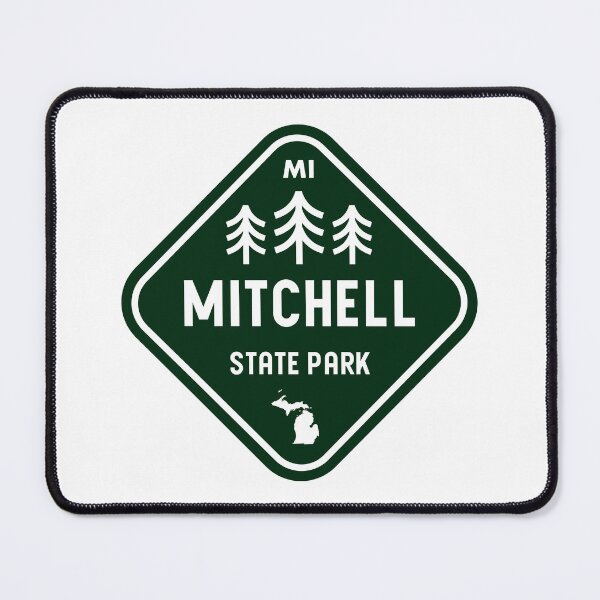 Item preview, Mitchell State Park Michigan Rhombus designed and sold by bivenart.